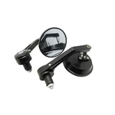 Espejo Cafe Racer Dimo Redondos Negros 1